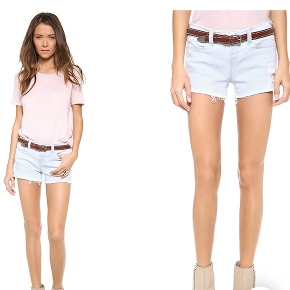 J brand very light blue shorts - Picture 3 of 9